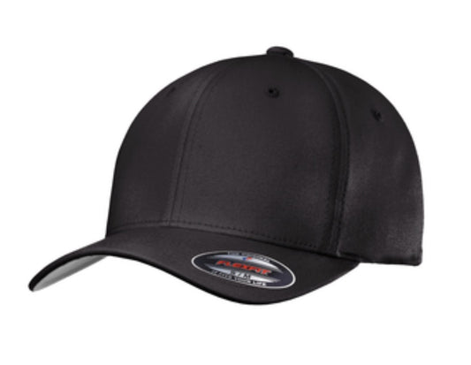 🎩6-Panel Flex Fit Port Authority - Structured - Embroidered - Black