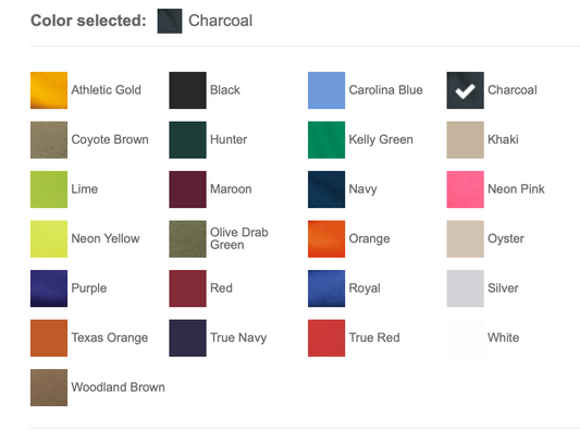 π DeCA Baseball Caps - Multiple Colors/12-Pack