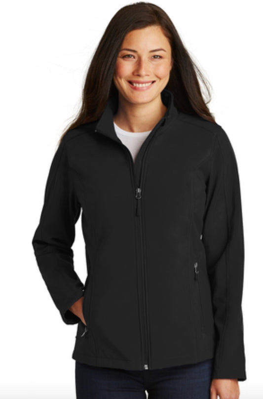 πDeCA Ladies - Embroidered - Port Core Soft Shell - Black