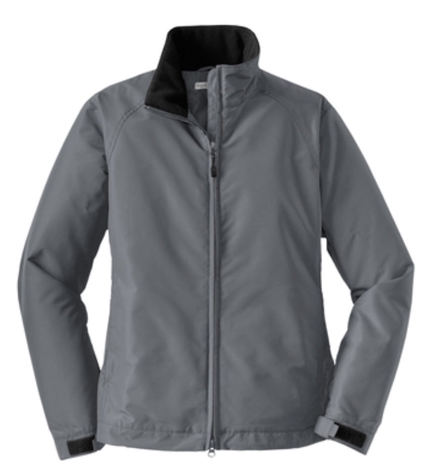 š§„Ladies - Embroidered - Challenger Winter Jacket - Steel Grey/Black