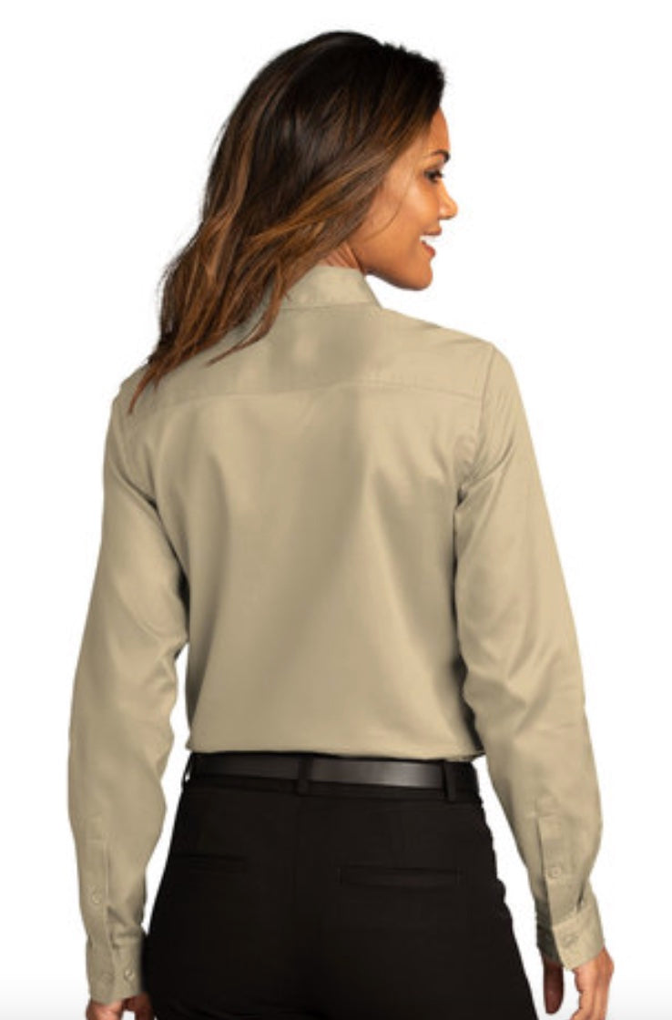 🛒 DeCA Ladies - Long Sleeve SuperPro React™ Twill Shirt - Multiple Colors/5 Pack