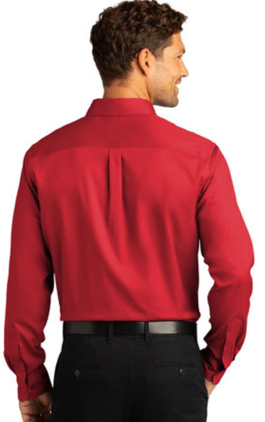 π DeCA Mens - Long Sleeve SuperPro Reactβ’ Twill Shirt - Multiple Colors/5 Pack