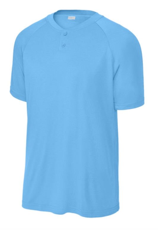 ⚾️Competitor 2-Button Baseball Henleys - Adult/Youth Jerseys/Uniforms