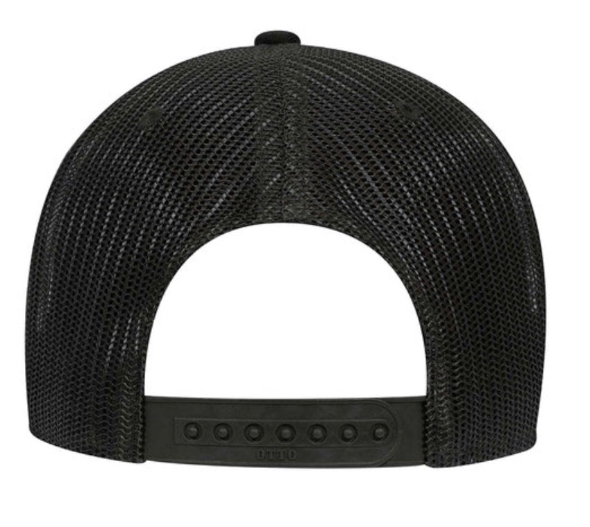 š§¢Black 6-Panel Cotton/100% Polyester Mesh Back Trucker Caps - Embroidered