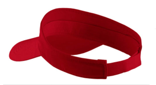🧢Fashion Visor - Embroidered - Red