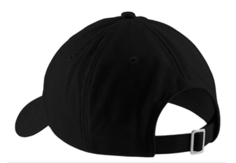 š§¢Black 6-Panel Unstructured Caps - Embroidered