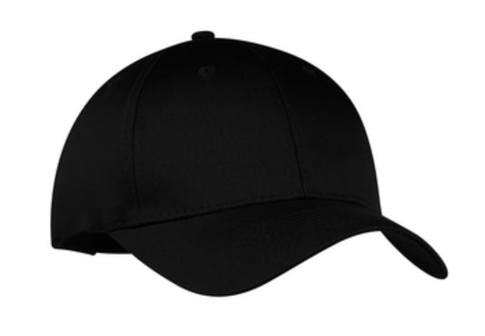 🧢Black 6-Panel Caps - Embroidered