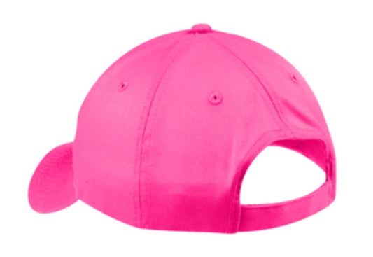 🧢Neon Pink 6-Panel Caps - Embroidered