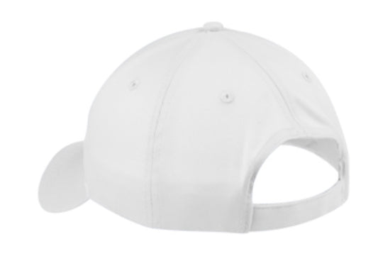🧢White 6-Panel Caps - Embroidered