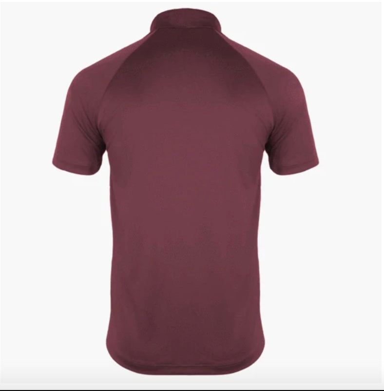 đź‘•Mens - Embroidered - 100% Polyester Polo - Maroon