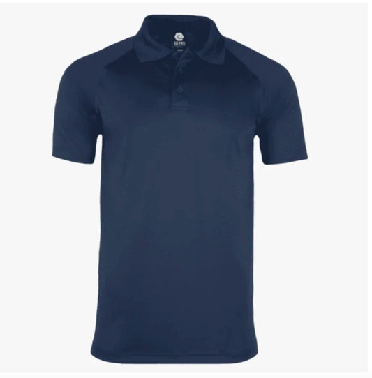 👕Mens - Embroidered - 100% Polyester Polo - Navy
