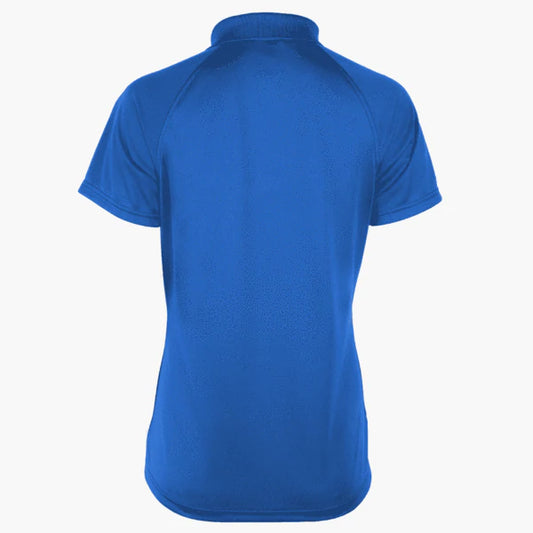 👕Ladies - Embroidered - 100% Polyester Polo - Royal