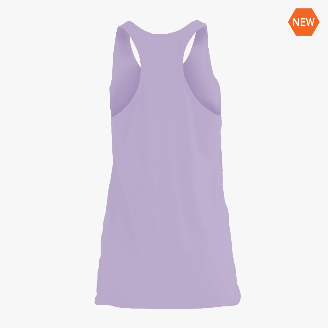 👕Ladies - Embroidered - Racerback - Lavender