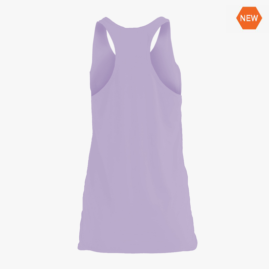 👕Ladies - Embroidered - Racerback - Lavender