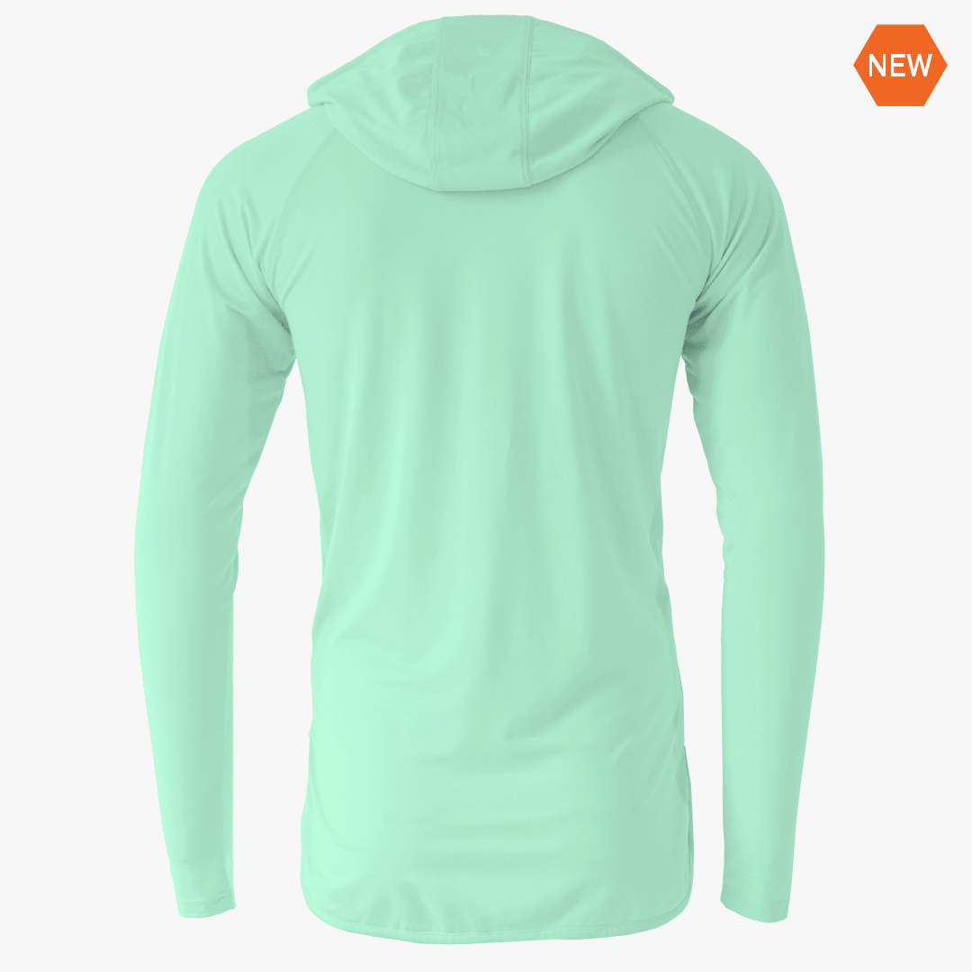 🐑Ladies - Embroidered - Lightweight Hoodie - Mint