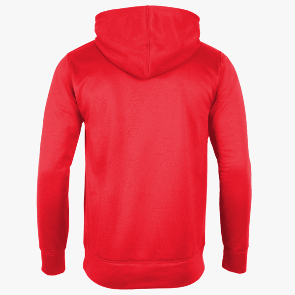 🐑Mens - Embroidered - 100% Polyester Hoodie - Red