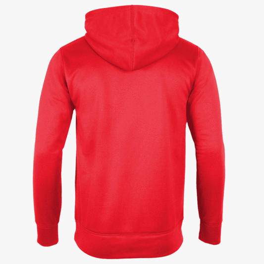 🐑Mens - Embroidered - 100% Polyester Hoodie - Red