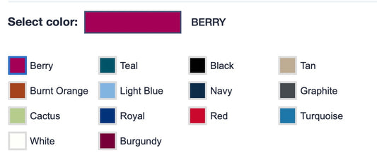 👕Ladies - Embroidered - Ladies' 3/4 Sleeve Poplin Shirt - Berry