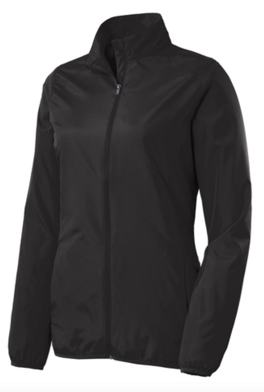 🧥Ladies - Embroidered - Port Zephyr Full-Zip Jacket - Black
