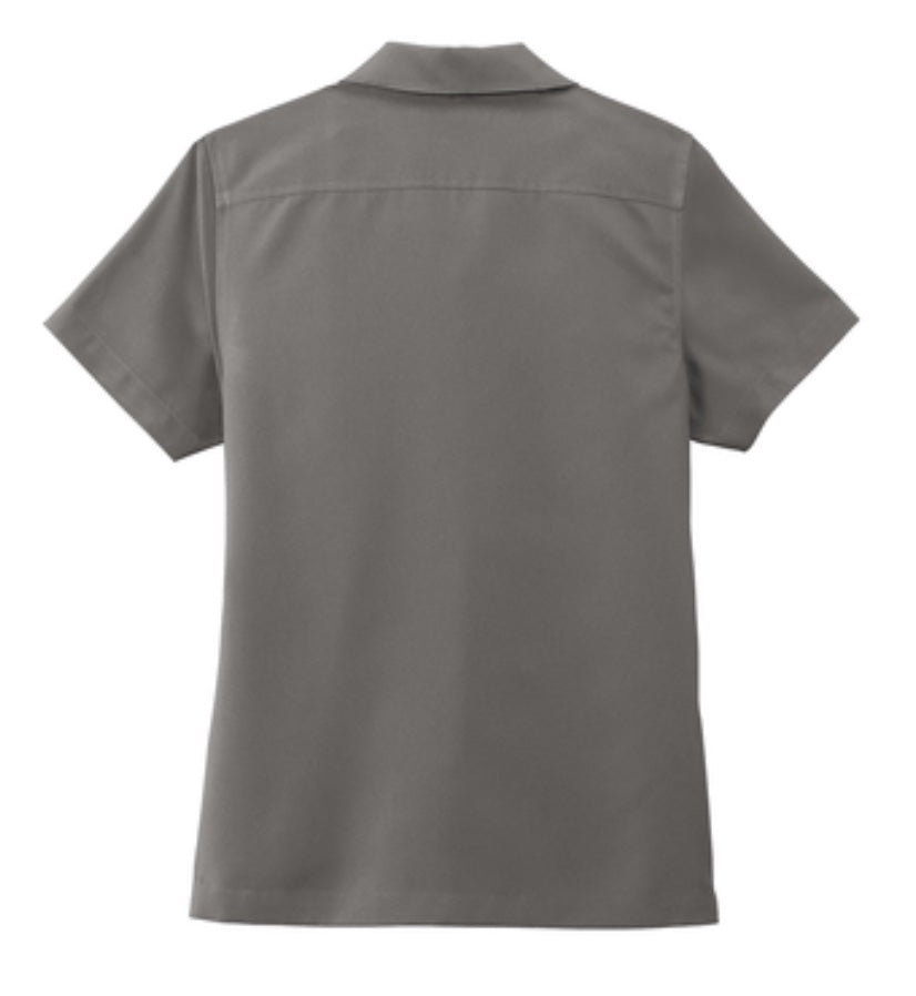 đź‘•Ladies - Embroidered - Camp/Staff Short Sleeve Shirt - Graphite