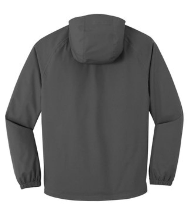 š§„Mens - Embroidered - Port Essential Rain Jacket- Graphite