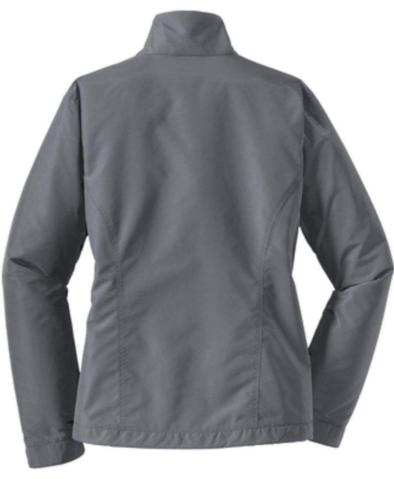 🧥Ladies - Embroidered - Challenger Winter Jacket - Steel Grey/Black
