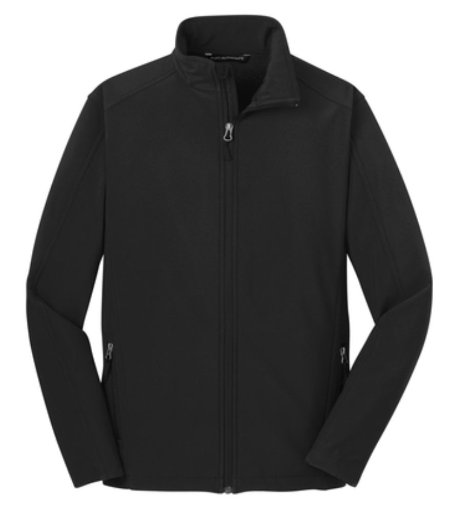 🧥Mens - Embroidered - Port Authority Core Soft Shell  - Black