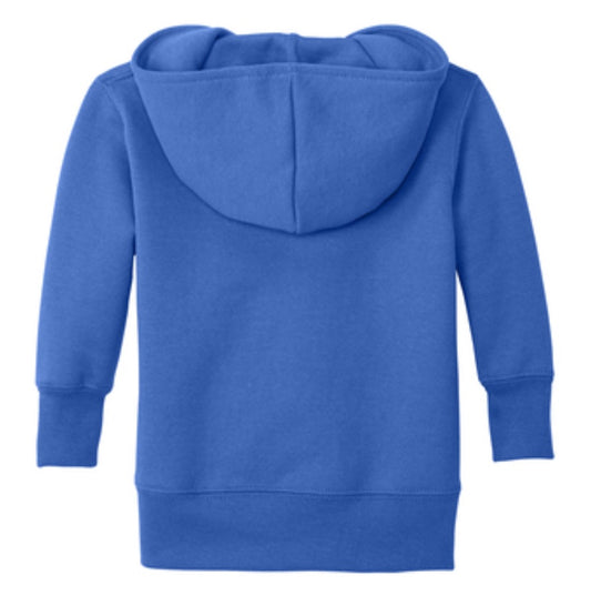 🐑Infant/Toddler Fleece Hooded Sweatshirt - Embroidered - Royal