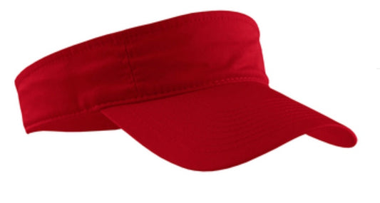 🧢Fashion Visor - Embroidered - Red