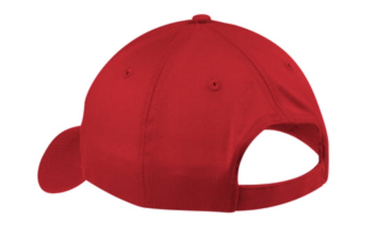 🧢True Red 6-Panel Caps - Embroidered