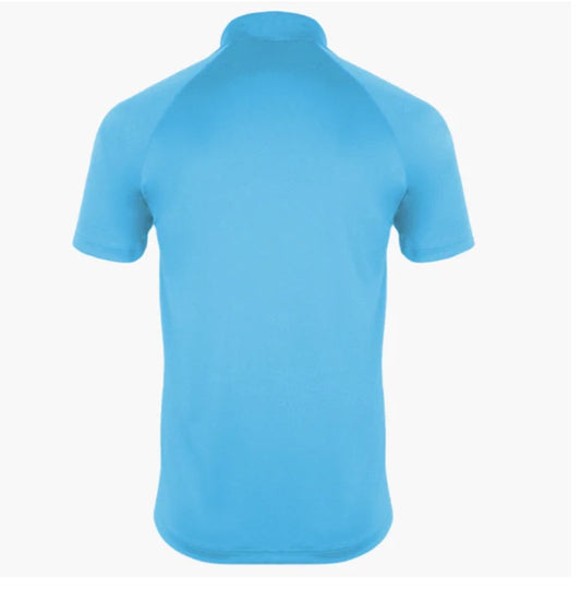 👕Mens - Embroidered - 100% Polyester Polo - Light Blue