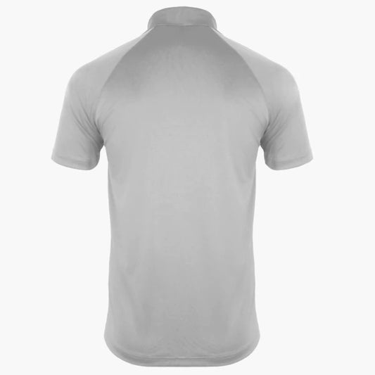 👕Mens - Embroidered - 100% Polyester Polo - Lt. Grey