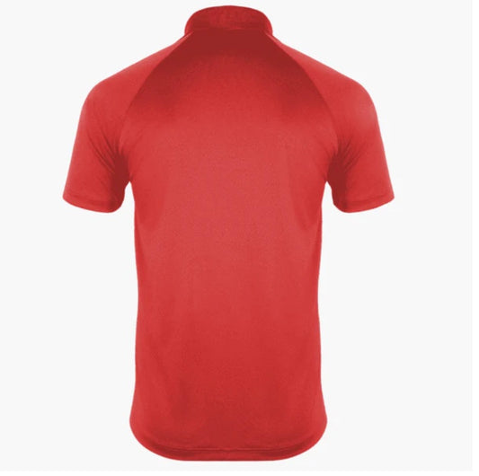 👕Mens - Embroidered - 100% Polyester Polo - Red