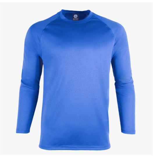 🚨Wholesale - Mens/Unisex L/S T-Shirt - 100% Polyester - Large - Royal Blue