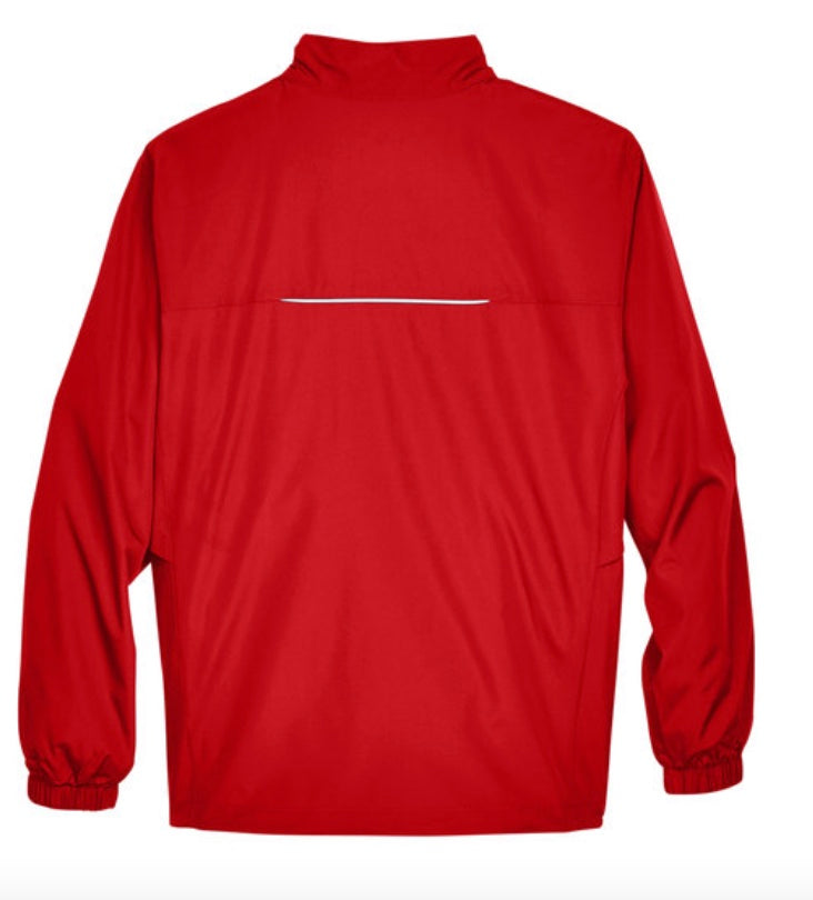 🧥Mens - Embroidered - Core 365 Techno Lite Motivate Unlined Lightweight Jacket- Red