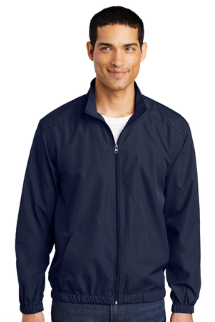 🧥Mens - Embroidered - Port Authority Essential Jacket- Navy